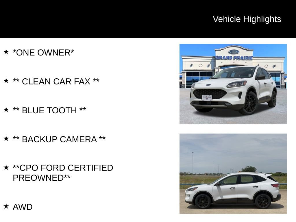 Certified 2022 Ford Escape S AWD/4WD image 4