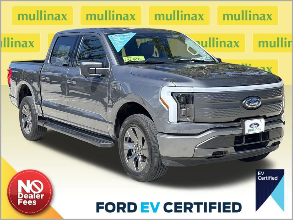 Certified 2023 Ford F150 Lightning XLT w/ Equipment Group 312A High image 1