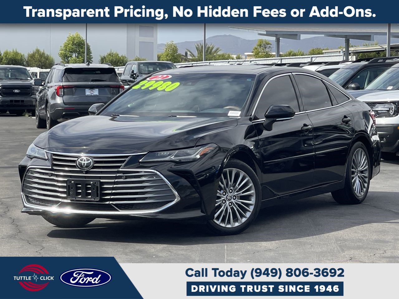 Used 2022 Toyota Avalon Limited w/ Advanced Safety Package FWD image 1
