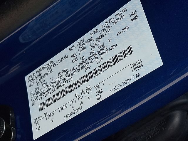 Certified 2022 Ford F150 XLT w/ Equipment Group 302A High AWD/4WD image 28