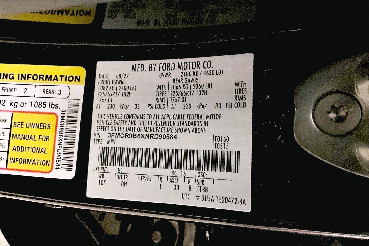 Certified 2022 Ford Bronco Sport Big Bend w/ Convenience Package image 32