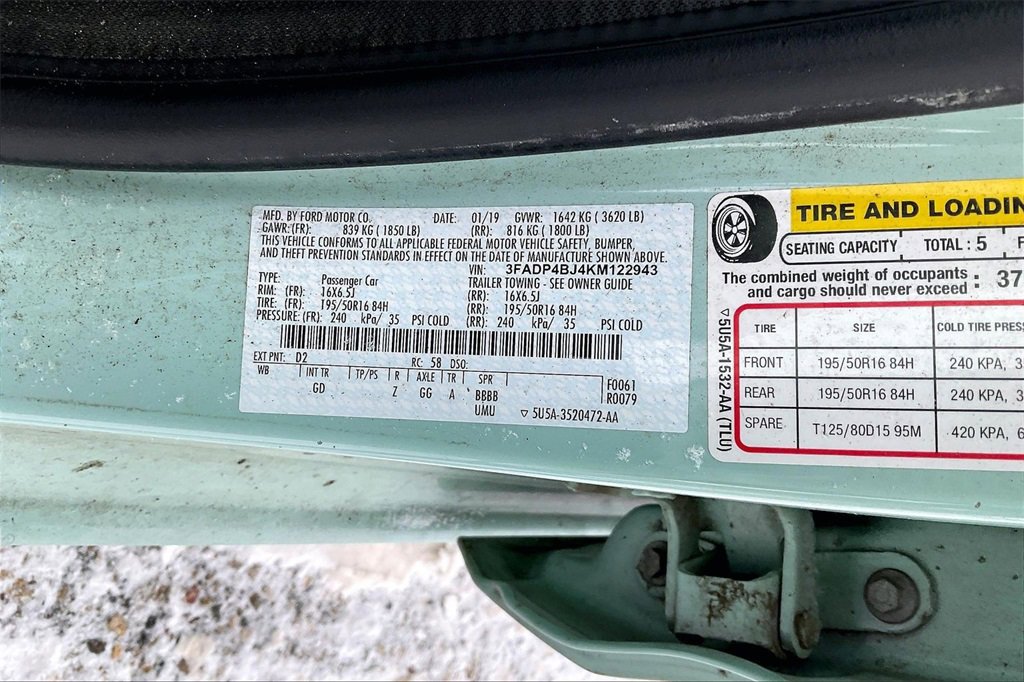 Certified 2019 Ford Fiesta SE w/ Equipment Group 201A image 5