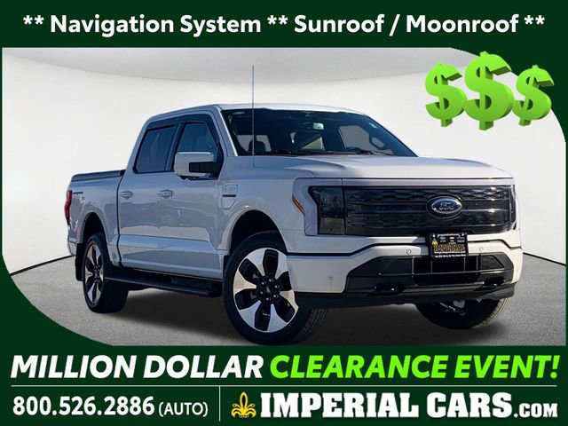 Certified 2023 Ford F150 Lightning Platinum