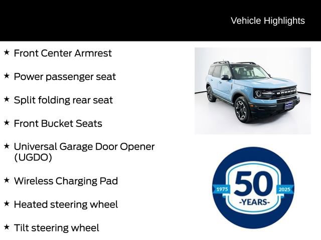 Certified 2022 Ford Bronco Sport Outer Banks w/ Tech Package image 17