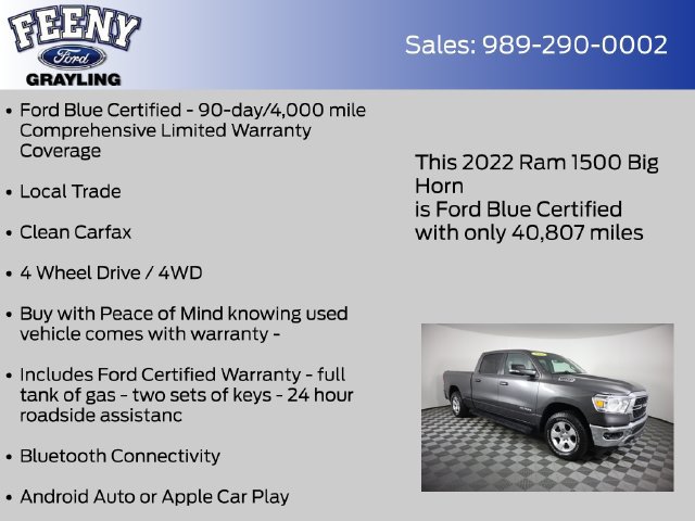 Used 2022 RAM 1500 Big Horn AWD/4WD image 5