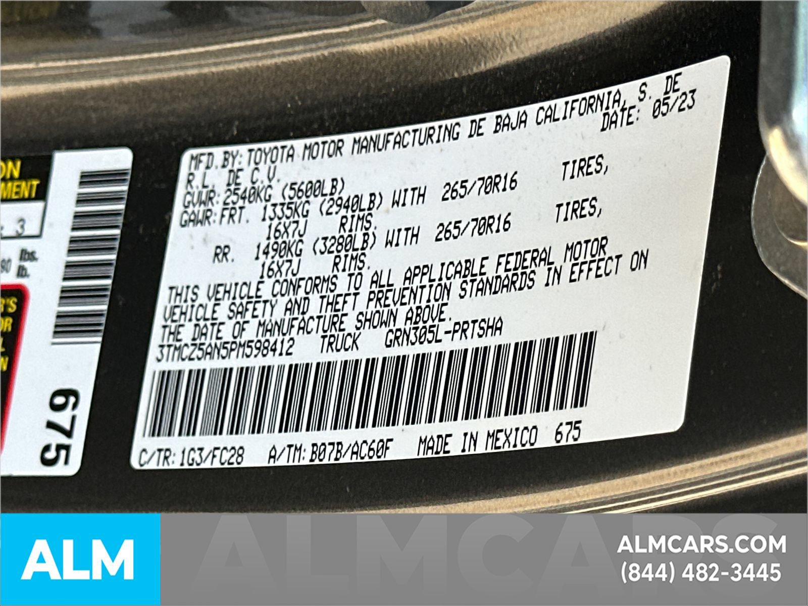 Used 2023 Toyota Tacoma 4x4 Double Cab w/ Trail Edition image 36