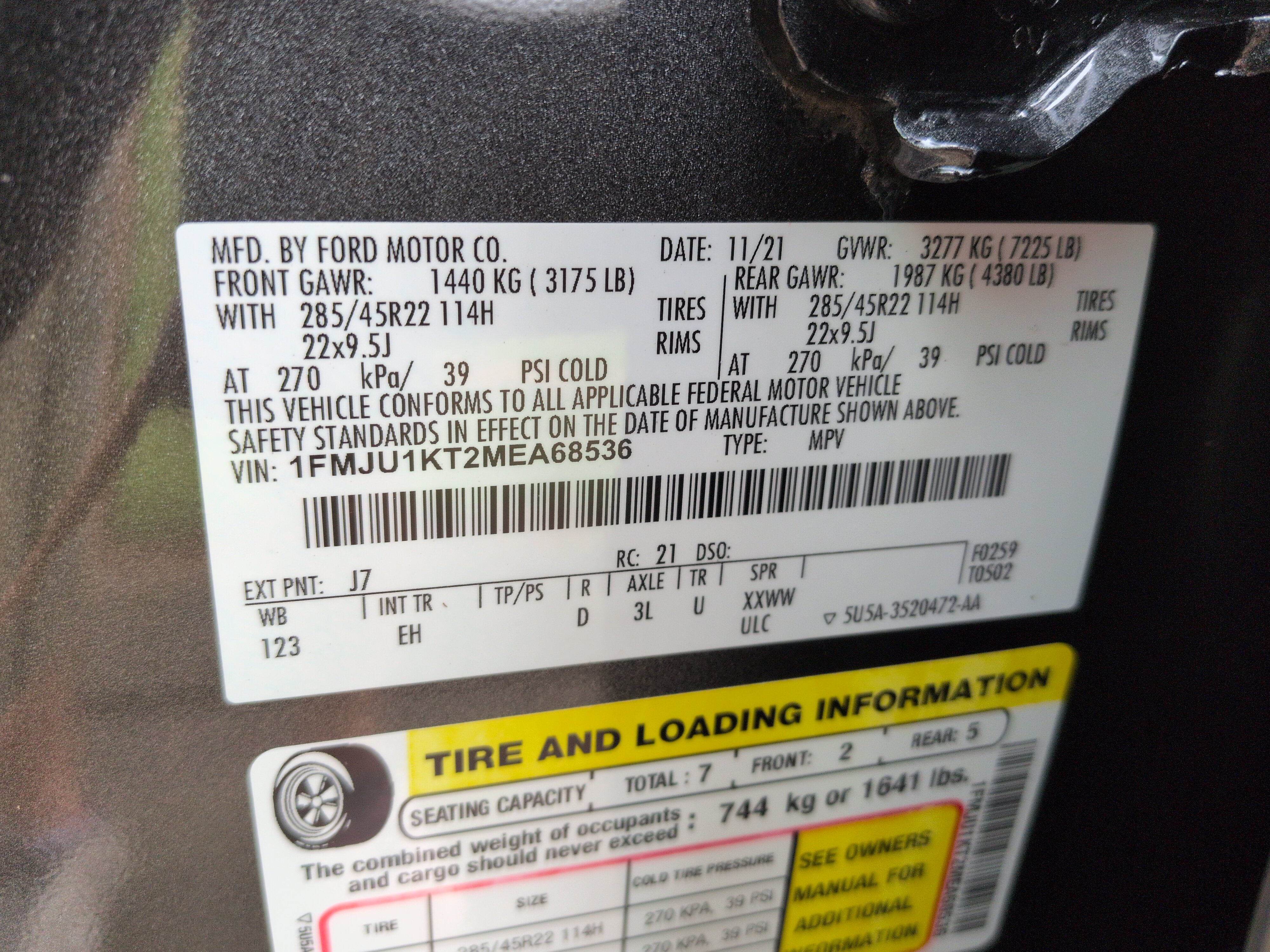 Certified 2021 Ford Expedition Limited RWD image 29