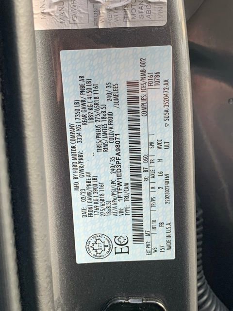 Certified 2023 Ford F150 XLT w/ Equipment Group 302A High image 26