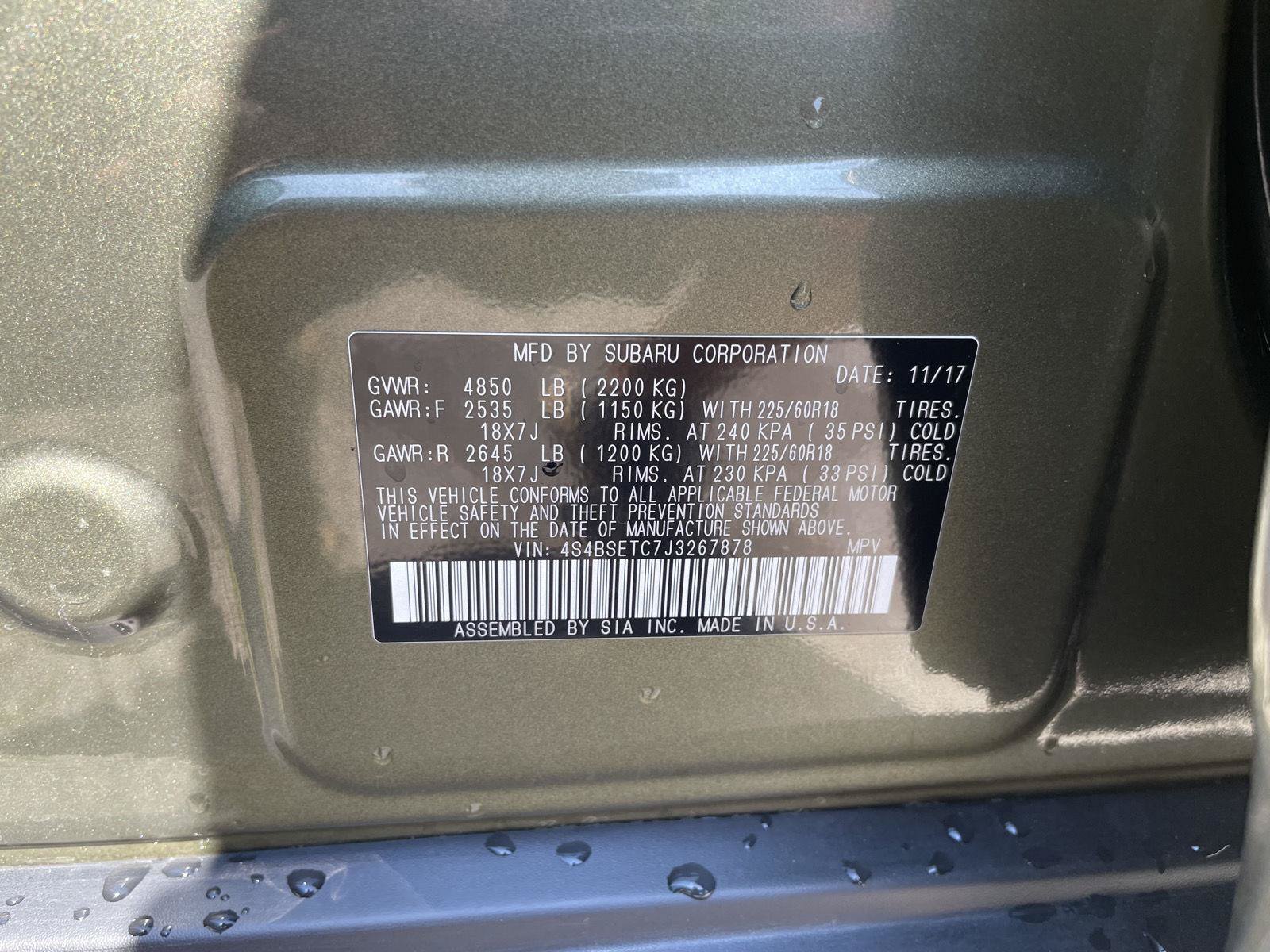 Used 2018 Subaru Outback 3.6R Touring AWD/4WD image 34