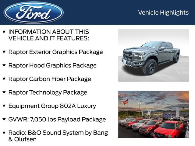 Certified 2019 Ford F150 Raptor w/ Equipment Group 802A Luxury AWD/4WD image 5
