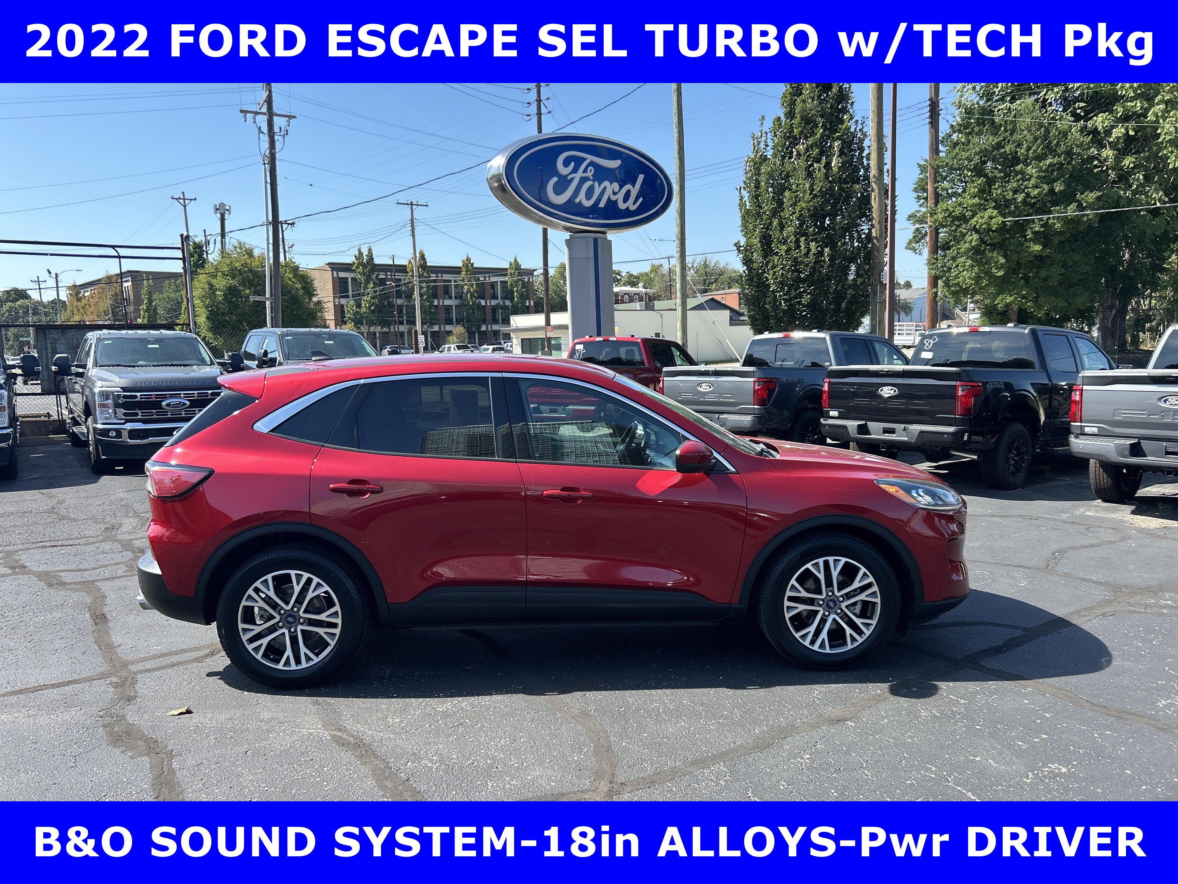 Certified 2022 Ford Escape SEL w/ Technology Package