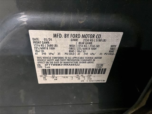 Certified 2024 Ford Maverick Lariat w/ Black Appearance Package FWD image 32
