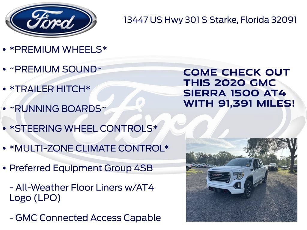 Used 2020 GMC Sierra 1500 AT4 w/ AT4 Premium Package AWD/4WD image 17
