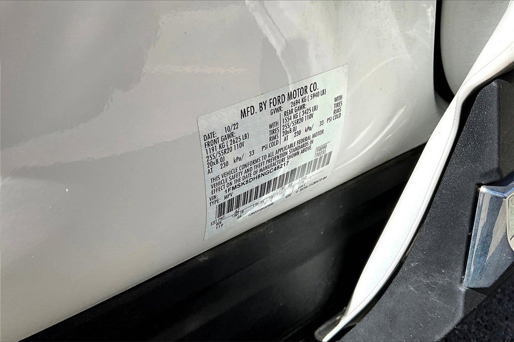 Certified 2022 Ford Explorer XLT w/ Equipment Group 202A image 33