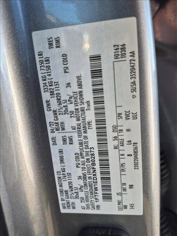 Certified 2022 Ford F150 Platinum w/ Equipment Group 701A High AWD/4WD image 25