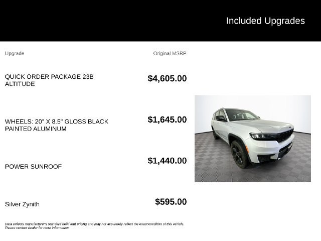 Used 2023 Jeep Grand Cherokee L Laredo AWD/4WD image 6