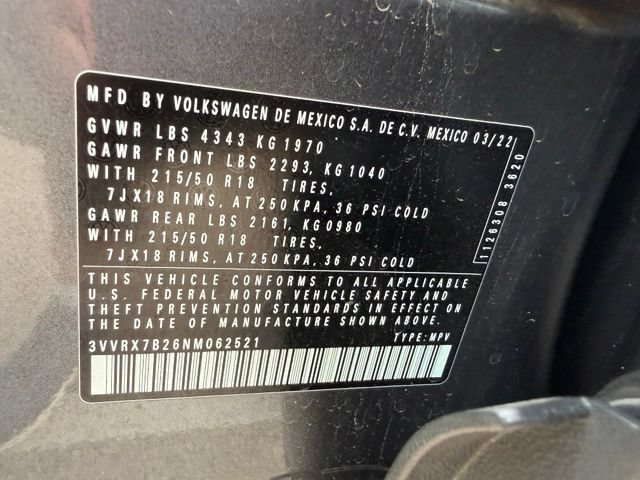 Used 2022 Volkswagen Taos SE FWD image 42