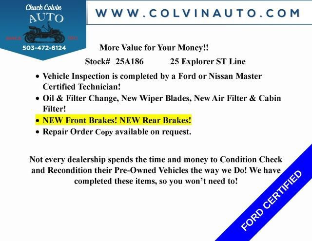 Certified 2025 Ford Explorer ST-Line w/ ST-Line Street Pack image 12