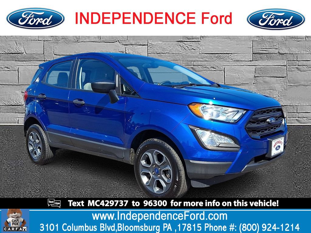 Certified 2021 Ford EcoSport S