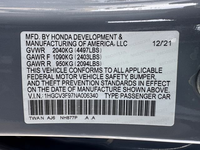 Used 2022 Honda Accord Touring image 31