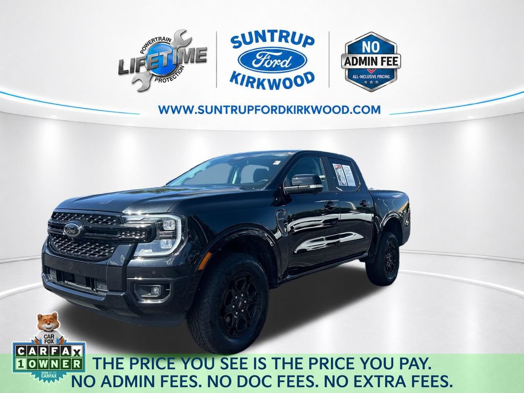 Certified 2025 Ford Ranger Lariat w/ Black Appearance Package