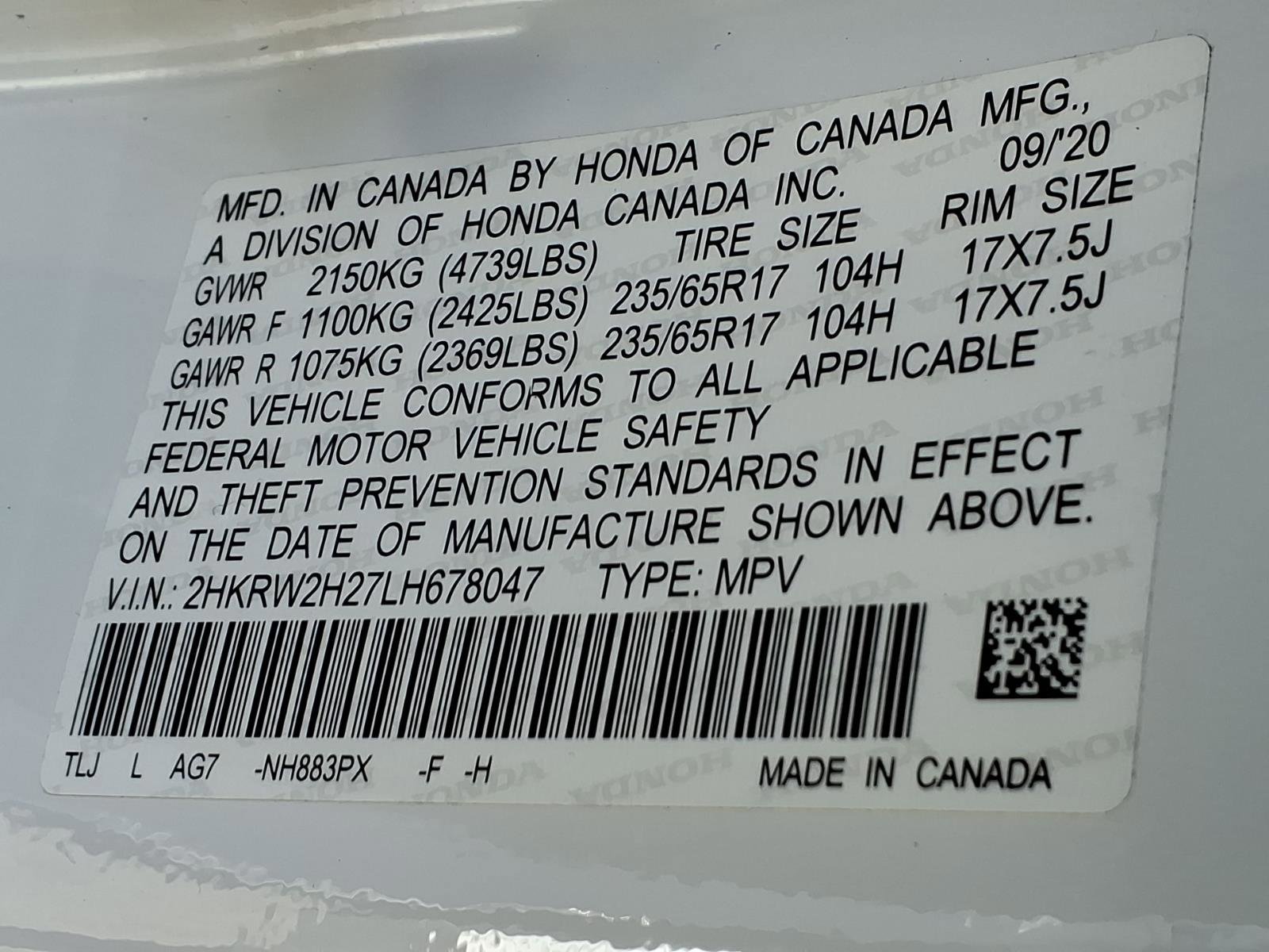 Used 2020 Honda CR-V LX image 25