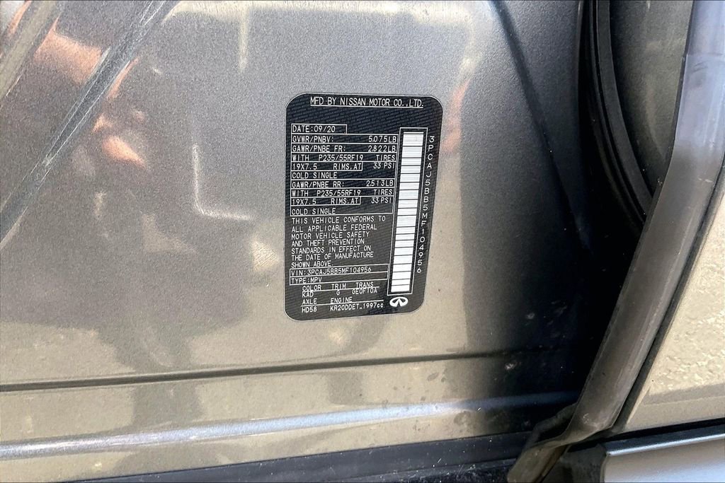 Used 2021 INFINITI QX50 Luxe w/ Cargo Package AWD/4WD image 31