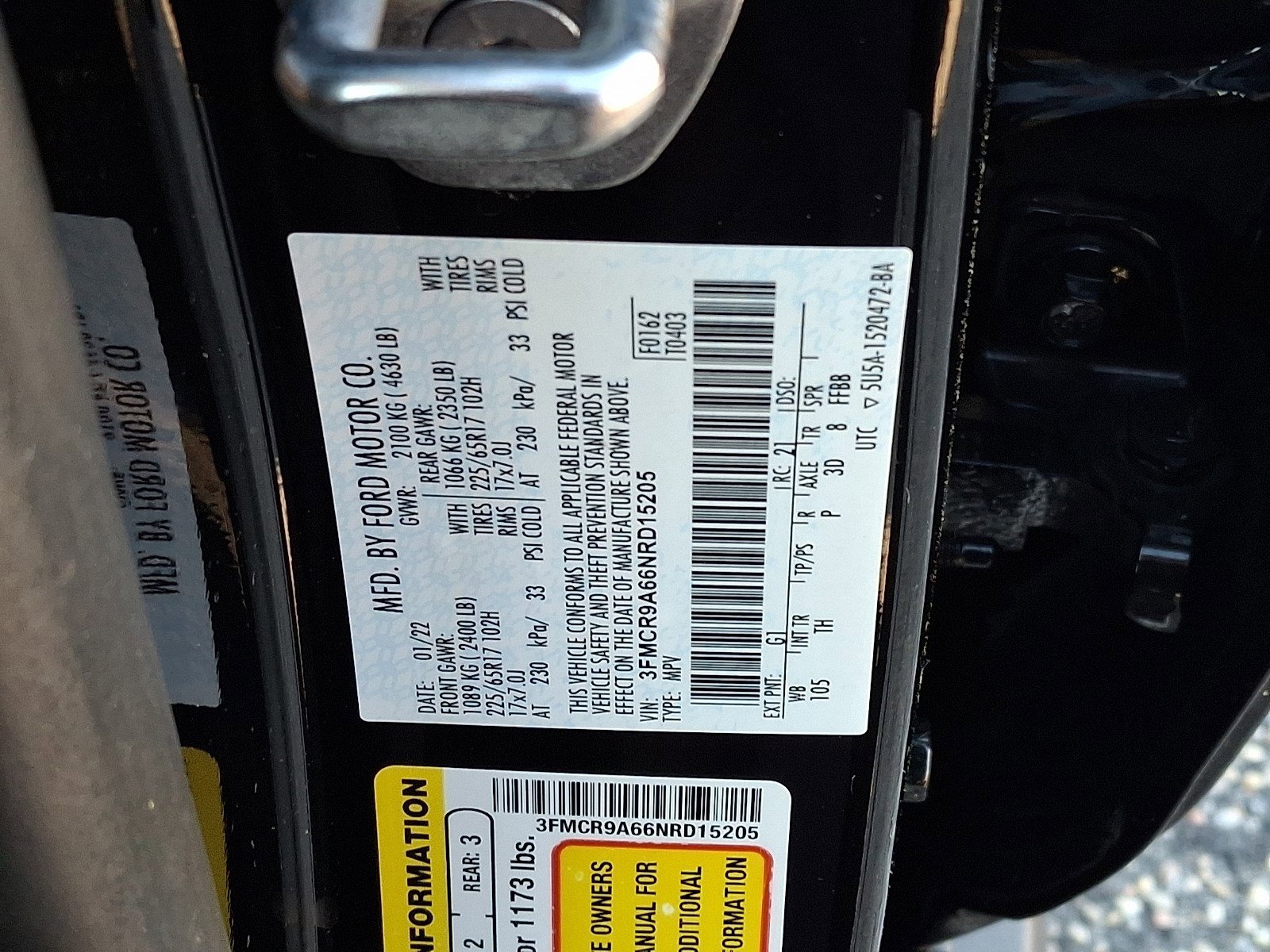 Certified 2022 Ford Bronco Sport Base image 26