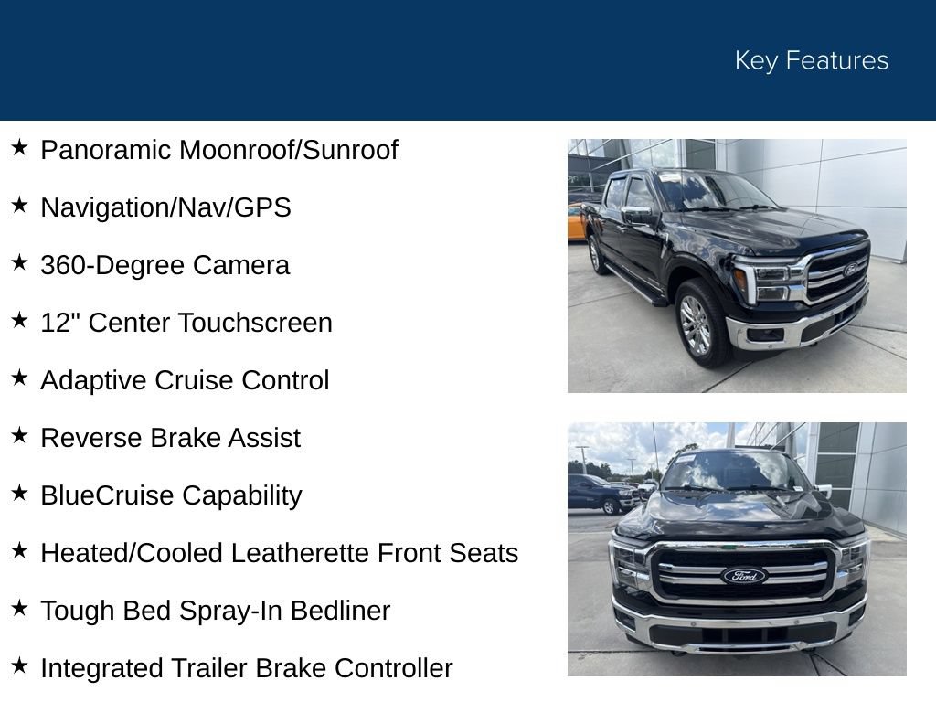 Certified 2025 Ford F150 Lariat w/ Equipment Group 501A Mid AWD/4WD image 37