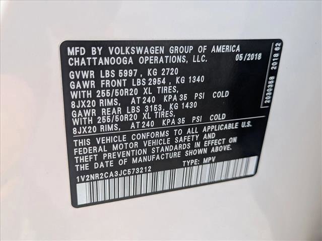 Used 2018 Volkswagen Atlas SEL Premium AWD/4WD image 28