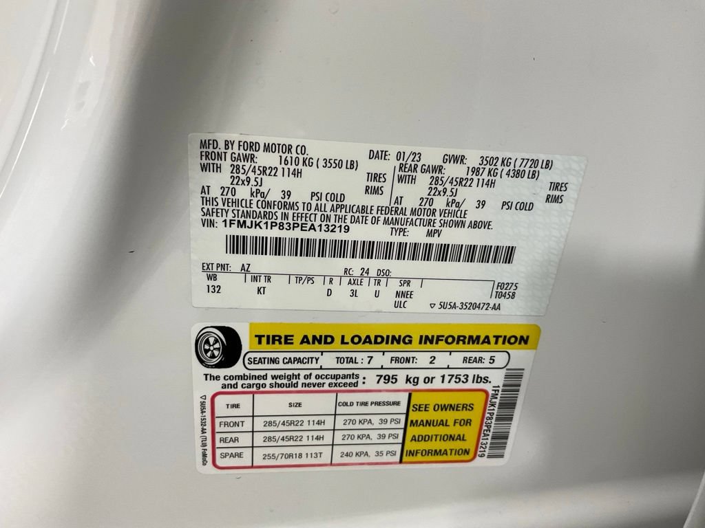 Certified 2023 Ford Expedition Max King Ranch AWD/4WD image 29