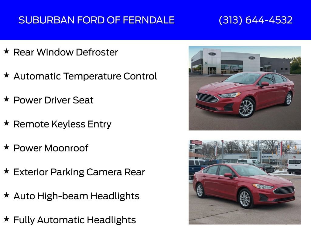 Certified 2020 Ford Fusion SE image 9