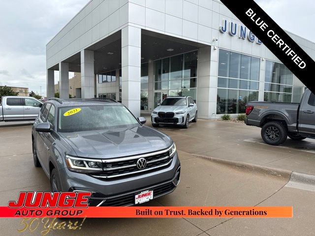 Used 2021 Volkswagen Atlas SE w/ Panoramic Sunroof Package AWD/4WD image 1
