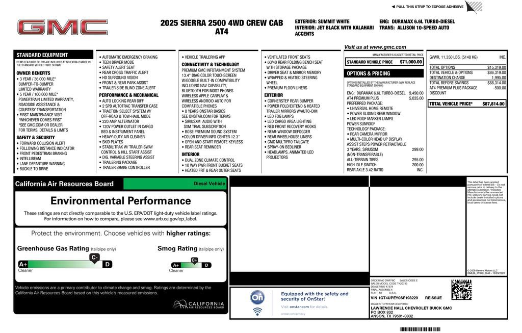 Used 2025 GMC Sierra 2500 AT4 w/ AT4 Premium Plus Package AWD/4WD image 3