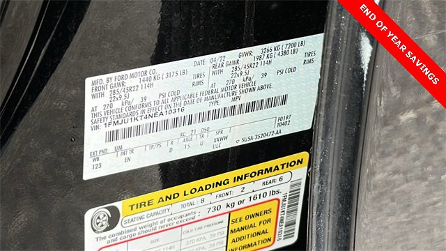 Certified 2022 Ford Expedition Limited image 32