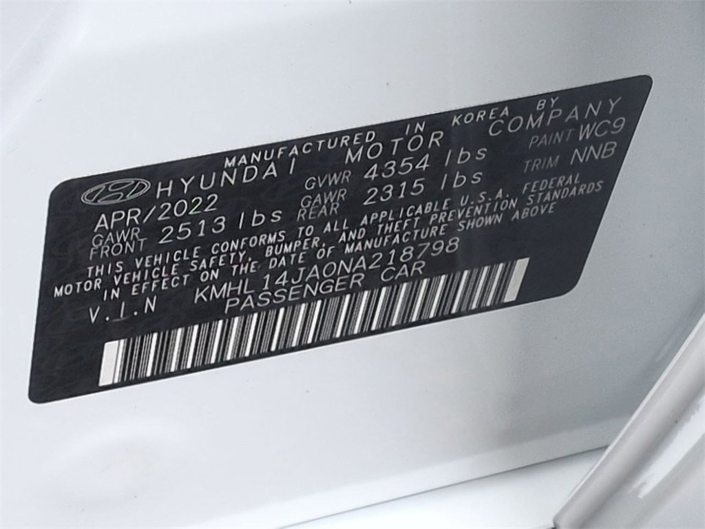 Used 2022 Hyundai Sonata SEL w/ Convenience Package image 32