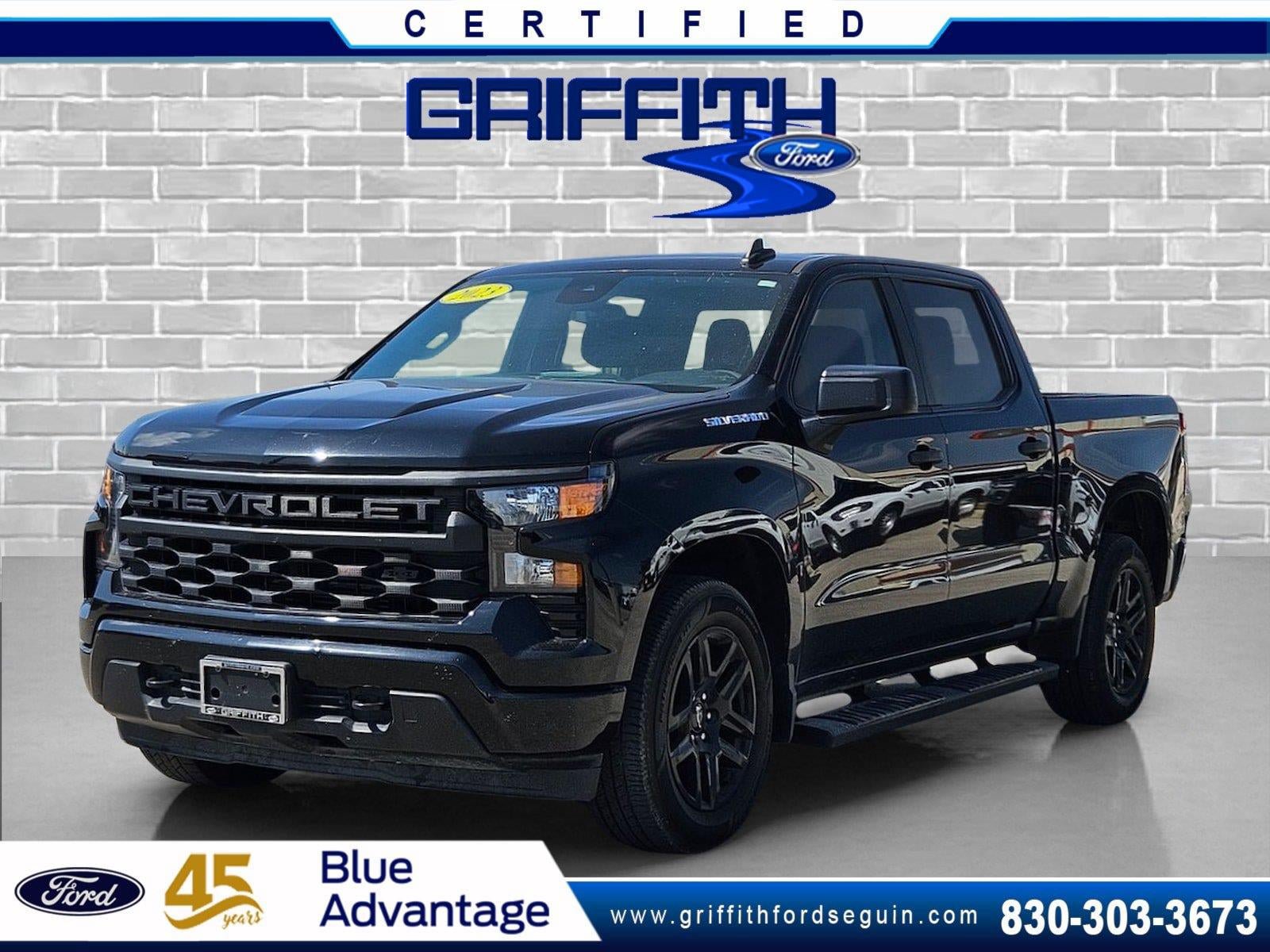 Used 2023 Chevrolet Silverado 1500 Custom w/ LPO, Dark Essentials Package RWD image 1