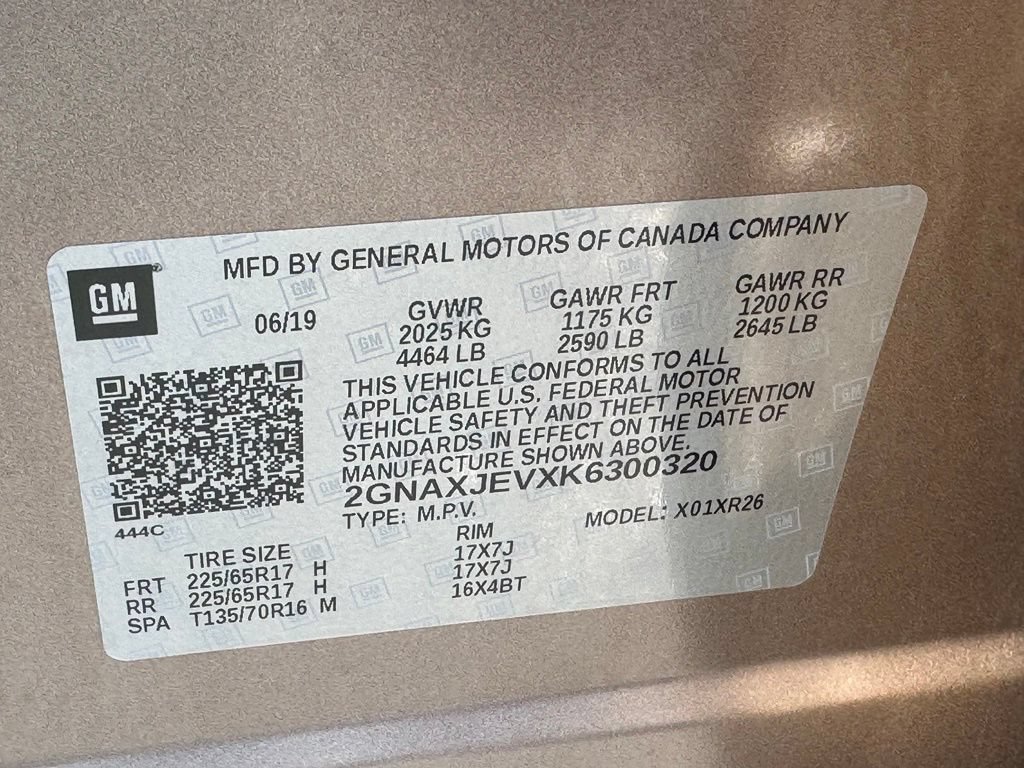Used 2019 Chevrolet Equinox LT w/ Driver Convenience Package FWD image 40