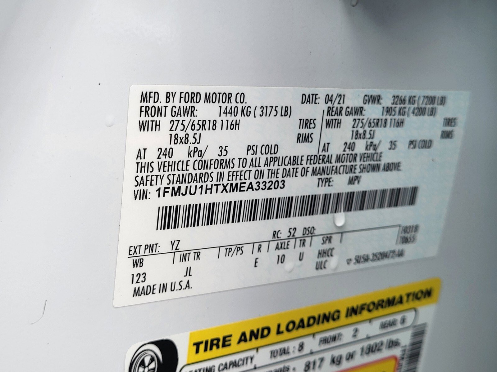 Certified 2021 Ford Expedition XLT RWD image 34