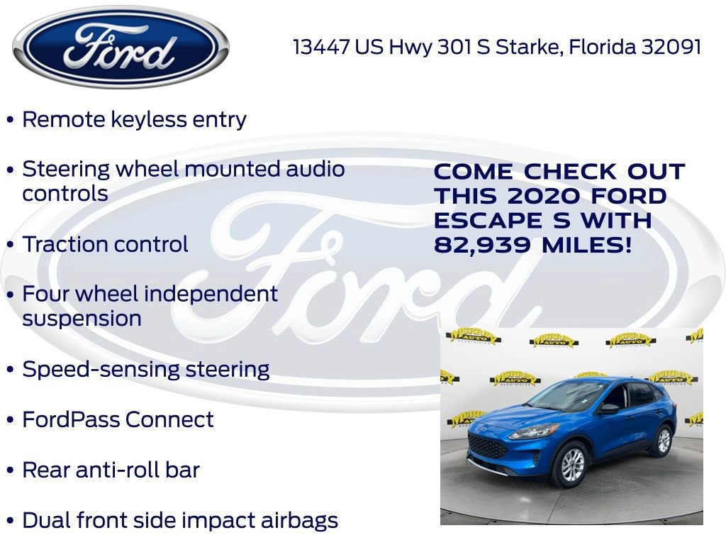 Certified 2020 Ford Escape S image 21
