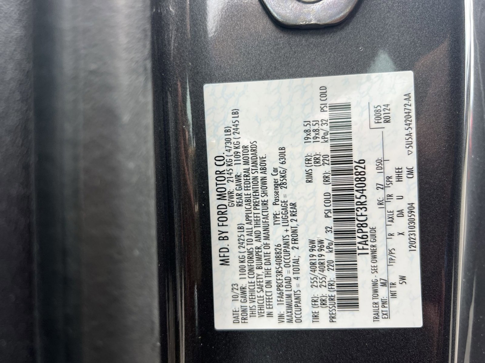 Certified 2024 Ford Mustang GT Premium RWD image 36