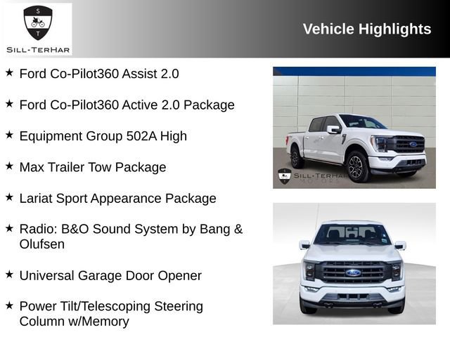 Certified 2021 Ford F150 Lariat w/ Equipment Group 502A High image 10