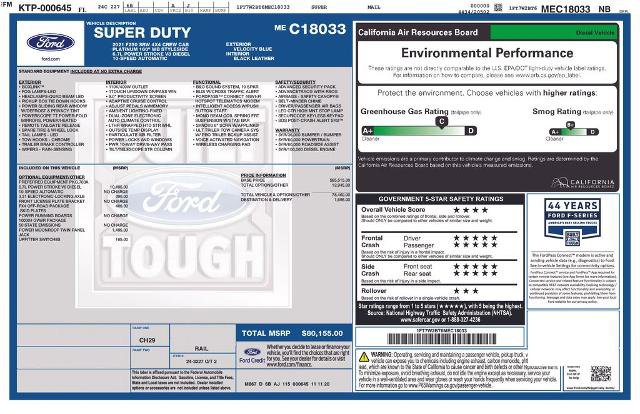 Certified 2021 Ford F250 Platinum w/ FX4 Off-Road Package image 7