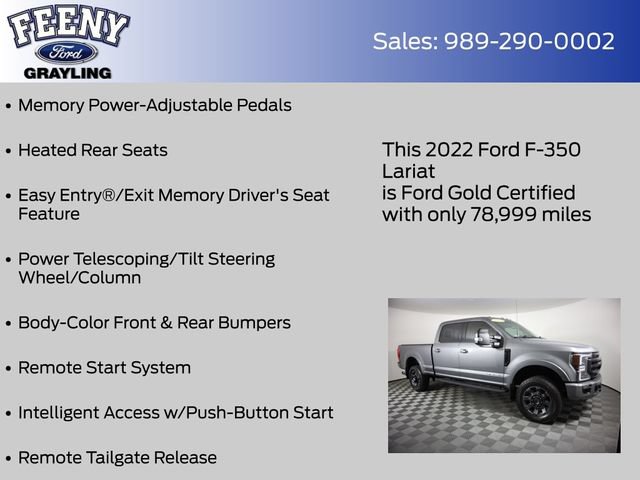 Certified 2022 Ford F350 Lariat w/ Tremor Off-Road Package AWD/4WD image 28