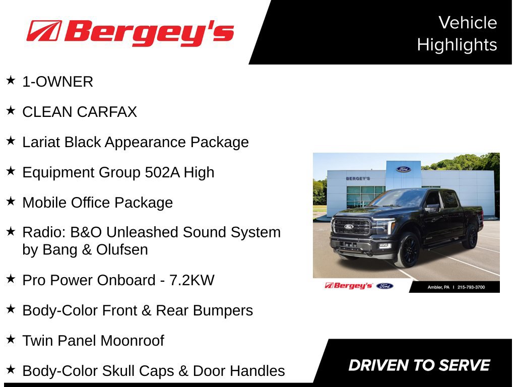 Certified 2024 Ford F150 Lariat w/ Equipment Group 502A High AWD/4WD image 5
