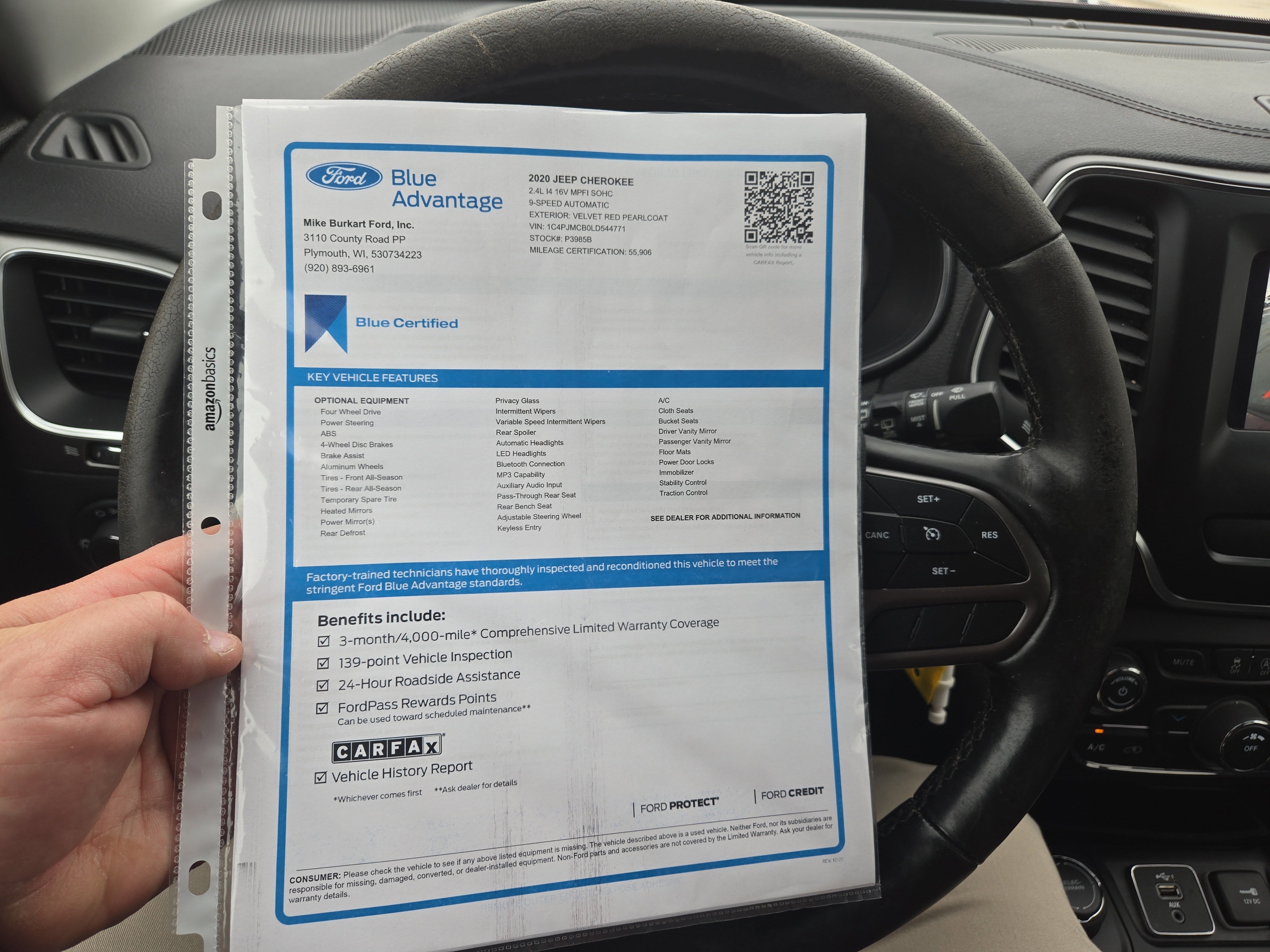 Used 2020 Jeep Cherokee Latitude w/ Cold Weather Group image 33