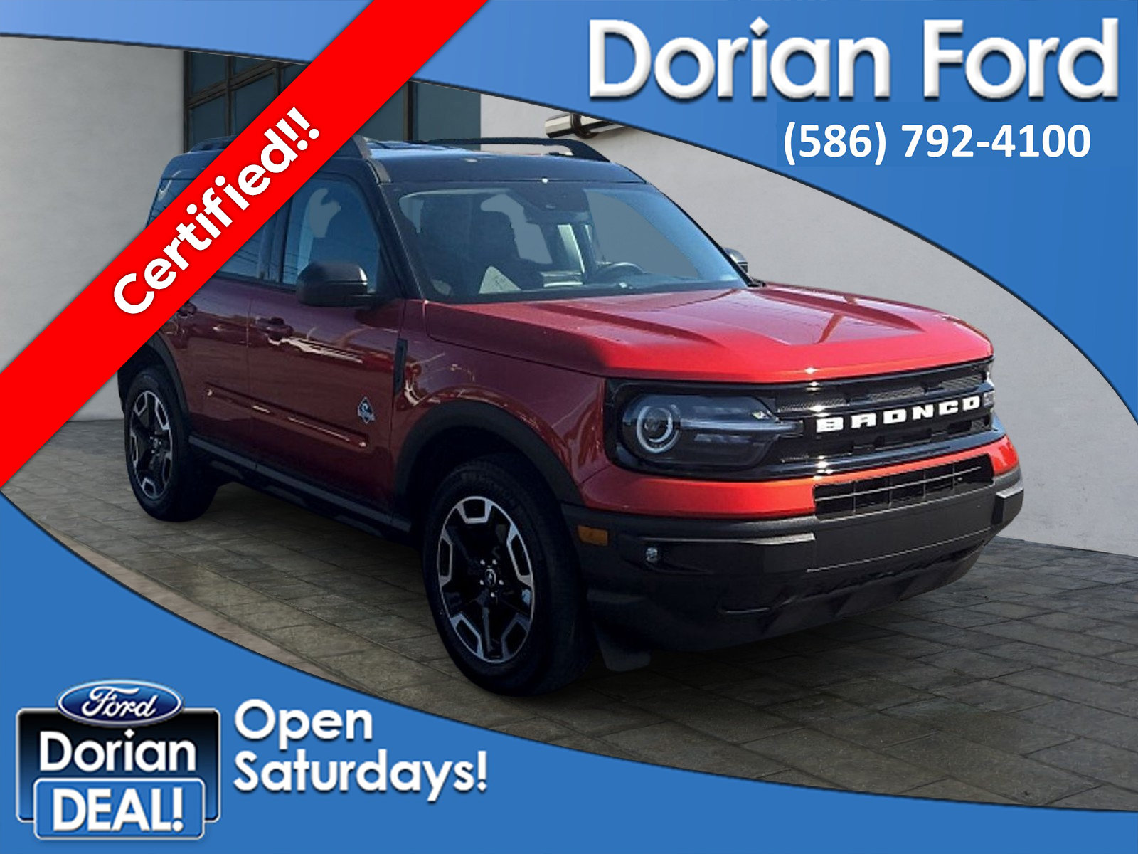 Certified 2023 Ford Bronco Sport Outer Banks