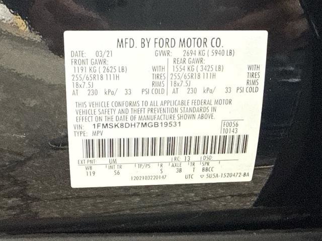 Certified 2021 Ford Explorer XLT w/ Equipment Group 202A image 14