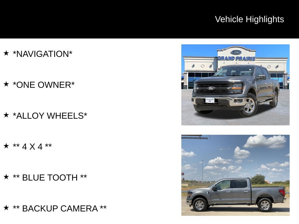 Certified 2025 Ford F150 XLT w/ Equipment Group 301A Standard AWD/4WD image 4