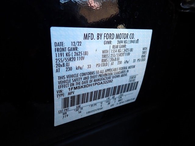 Certified 2023 Ford Explorer XLT w/ Equipment Group 202A image 22